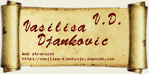 Vasilisa Đanković vizit kartica